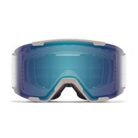 Smith Stash XL Goggle - Raw ReNU Undyed Frame w/ CP Everyday Blue Mirror + CP Storm Blue Lenses (M007873WB994B)