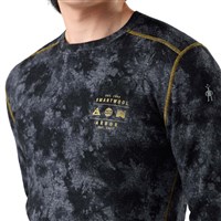 Smartwool Classic Thermal Merino Base Layer Crew - Men's - Black Tie Dye / Honey Gold