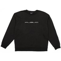 Public Warp Crewneck - Black