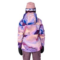686 Athena Insulated Jacket - Girl's - Alpenglow Blue Sedimentary