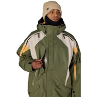 686 Men's 2003 Atom Jacket - Fatigue Green Colorblock