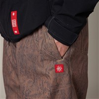 686 Men's 686 Dojo Pant - Brown Crinkle Wash