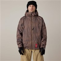 686 Men's 686 Dojo Jacket - Brown Crinkle Wash