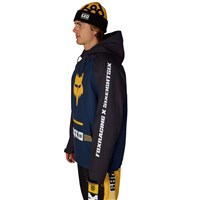 686 Men's 686 x Fox Racing Waterproof Hoody - Fox Navy Colorblock