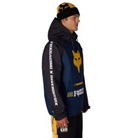 686 Men's 686 x Fox Racing Waterproof Hoody - Fox Navy Colorblock