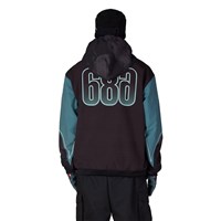 686 Men's 686 x Fox Racing Waterproof Team Hoody - Fox Pale Firn