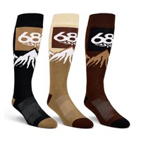 686 Men's Snow Caps Sock - 3 Pack