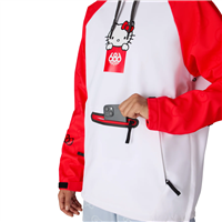 686 Women's 686 x Hello Kitty Waterproof Hoody - Hello Kitty White Red