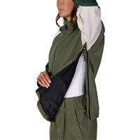 686 Women's Outline Shell Anorak - Fatigue Green Colorblock