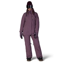 686 Spirit Insulated Jacket - Women's - Black Plum Grid Corduroy