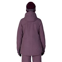 686 Spirit Insulated Jacket - Women's - Black Plum Grid Corduroy