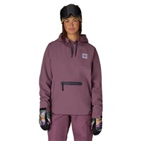686 Women's Waterproof Hoody - Black Plum