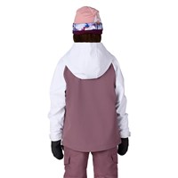 686 Youth Waterproof Hoody - White Colorblock