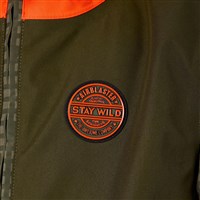 Airblaster Youth Trencher Jacket - Olive Grid / Orange