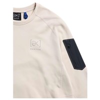 Burton Men's [ak] Baker Stretch Fleece Crew - Chinchilla Gray
