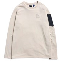 Burton Men's [ak] Baker Stretch Fleece Crew - Chinchilla Gray