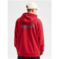 Burton Men's Oak Pullover Hoodie - Geranium Red