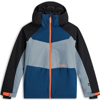 O'Neill Boy's FWC Cruz Mean Machine Snow Jacket - Black Out Colour Block