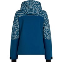 O'Neill Women's FWC Cruz Triple Snow Jacket - Blue Swirl Zebra