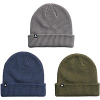 Burton DND Beanie (3 Pack) - Selvedge Blue / Gotham Gray / Dried Moss