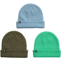 Burton DND Beanie (3 Pack) - Green Voltage / Airstream Blue / Dried Moss