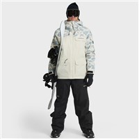 Quiksilver Men's Mission Print 20K Jacket - Bone White