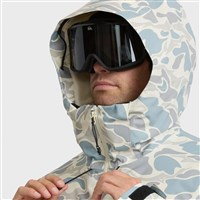 Quiksilver Men's Mission Print 20K Jacket - Bone White