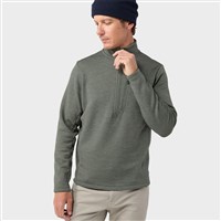 Stio Men's Glide Power Stretch Half Zip - Canyon Rock Heather