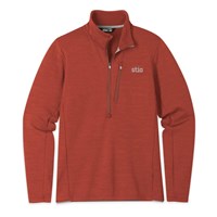 Stio Men's Glide Power Stretch Half Zip - Redrock Heather