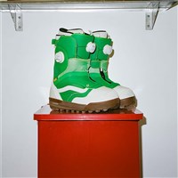 Vans Women's The Progress Snowboard Boots - Green / Yellow