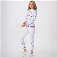 Krimson Klover Women's Winter Apres Top - White