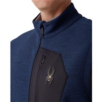 Spyder Men's Bandit Fleece Vest - Indigo Melange
