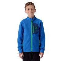 Spyder Boy's Bandit Full Zip Fleece Jacket - Bold Blue
