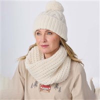 Krimson Klover Women's Chloe Cable Beanie - Snow