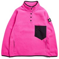 Burton Women's Cinder Pullover Fleece - Shockwave Pink / True Black