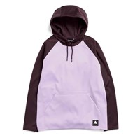 Burton Women's Crown Weatherproof Pullover Fleece - Bear Hug Brown / Moondust Purple