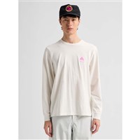 Burton Men's Elite Long Sleeve T-Shirt - Stout White / Shockwave Pink