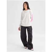 Burton Men's Elite Long Sleeve T-Shirt - Stout White / Shockwave Pink