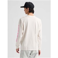 Burton Men's Elite Long Sleeve T-Shirt - Stout White / Shockwave Pink
