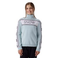 Spyder Girl's Flurry Ski Sweater - Cloudy Blue