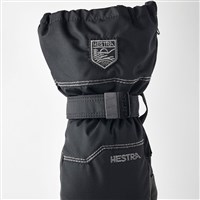 Hestra Baby Zip Mitt - Black / Black
