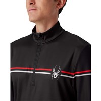 Spyder Men's Legacy 1/2 Zip T-Neck - Black