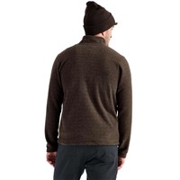 The North Face Men's Textured Cap Rock 1/4 Zip - Dark Chestnut Heather