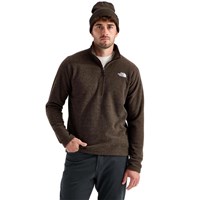 The North Face Men's Textured Cap Rock 1/4 Zip - Dark Chestnut Heather