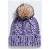 The North Face Kids' Oh Mega Fur Pom Beanie - Grounded Plum