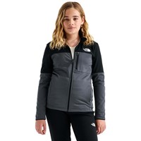 The North Face Teen Hike Mid Layer Full Zip - Anthracite Grey / TNF Black