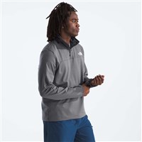 The North Face Men's Cedar Trail Grid Fleece 1/4 Zip - Smoked Pearl