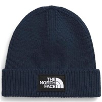The North Face TNF Logo Box Cuffed Beanie - Summit Navy