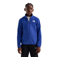 The North Face Youth Glacier 1/4 Zip Pullover - Bold Blue