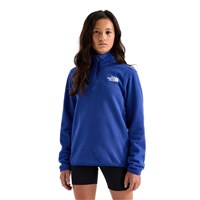 The North Face Youth Glacier 1/4 Zip Pullover - Bold Blue